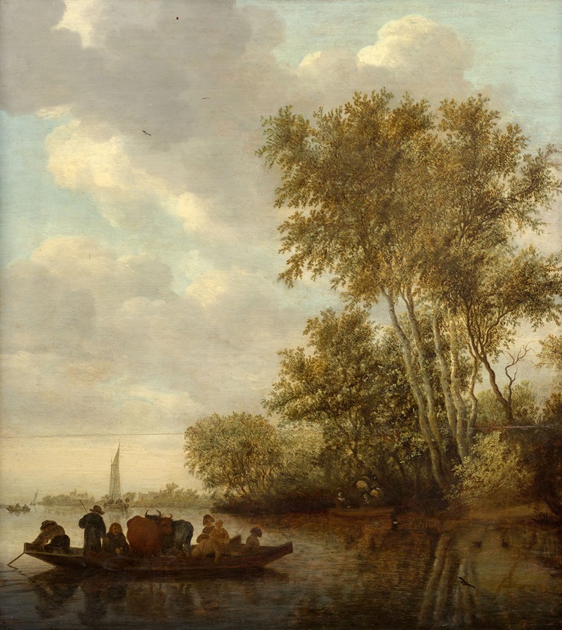 Salomon van Ruysdael - The ferry