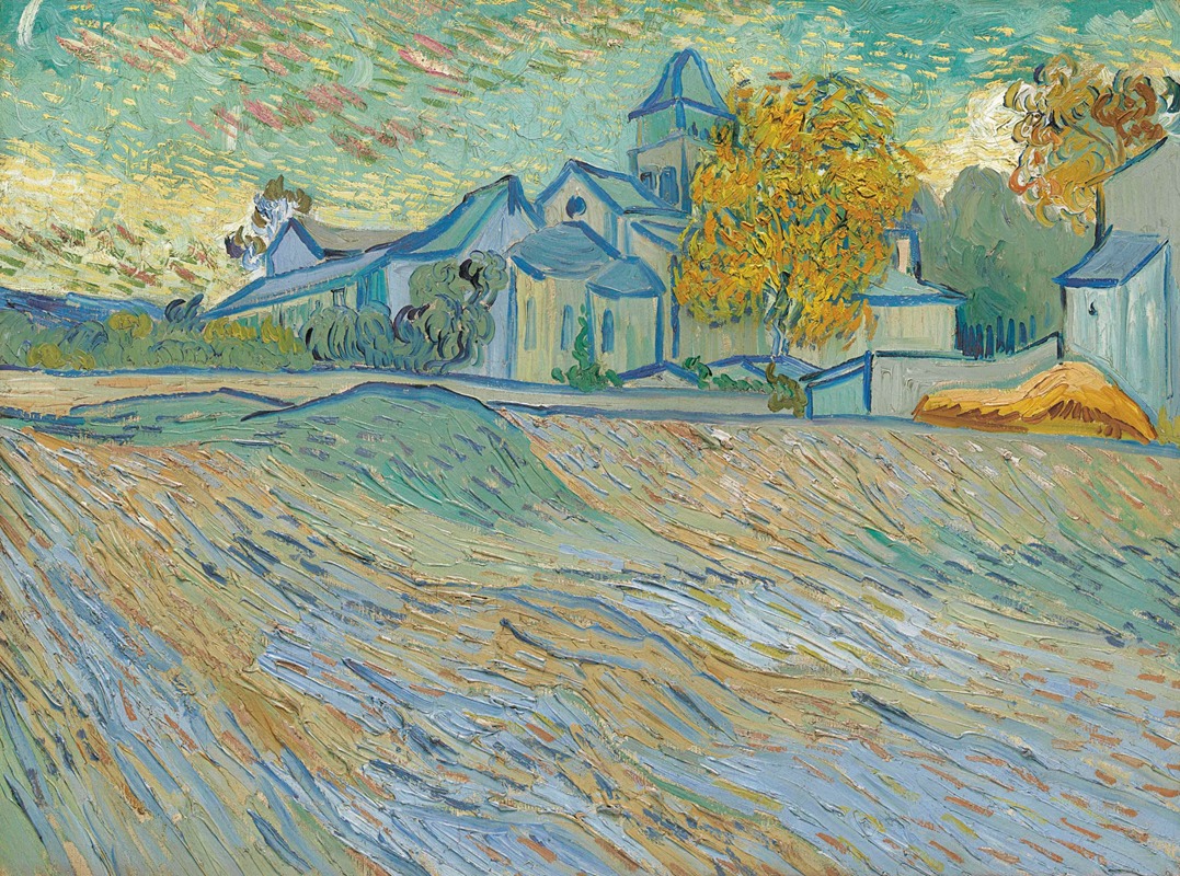 Vincent van Gogh - Vue de l’asile et de la Chapelle Saint-Paul de Mausole (Saint-Rémy)