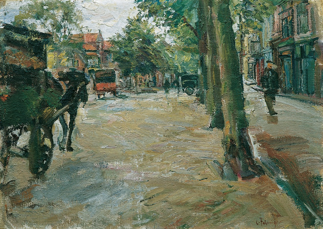 Carl Fahringer - Straße in Horn