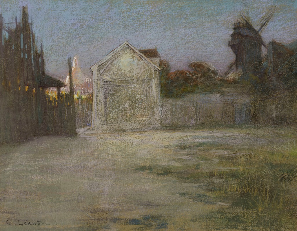 Charles-Lucien Léandre - Vieille ferme du moulin de la Galette