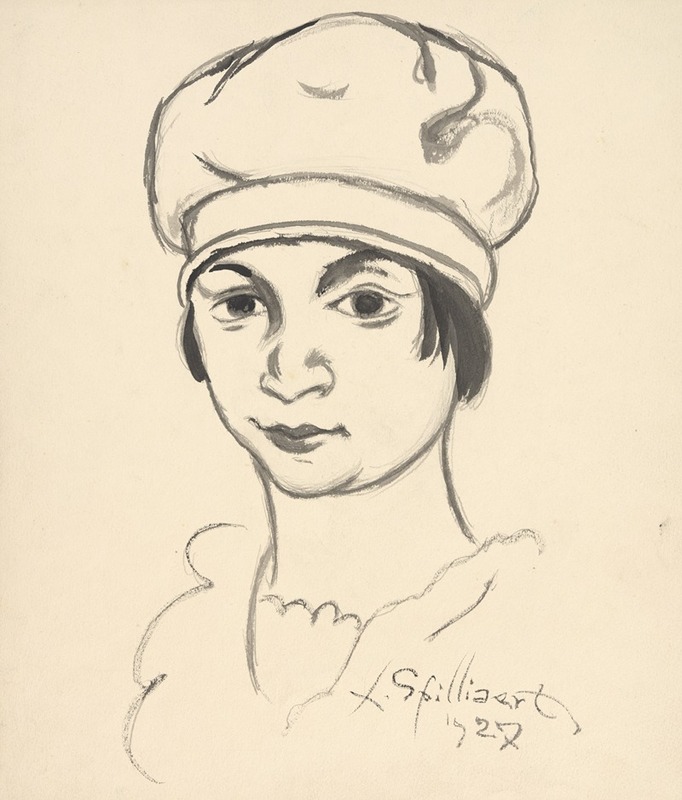 Léon Spilliaert - Vrouw met baret