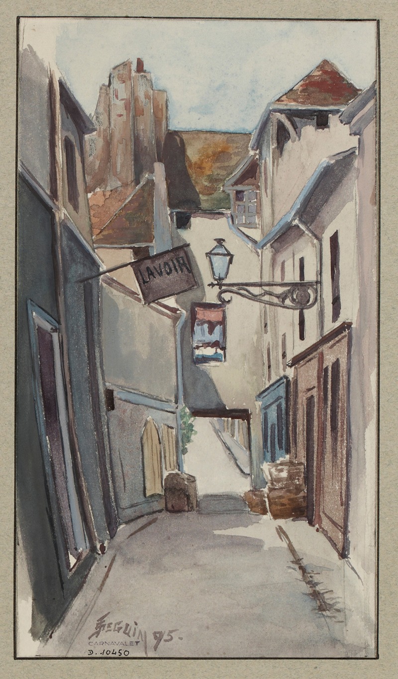 F. Séguin - Passage des Patriarches (donnant sur la rue Mouffetard et la rue des Patriarches)