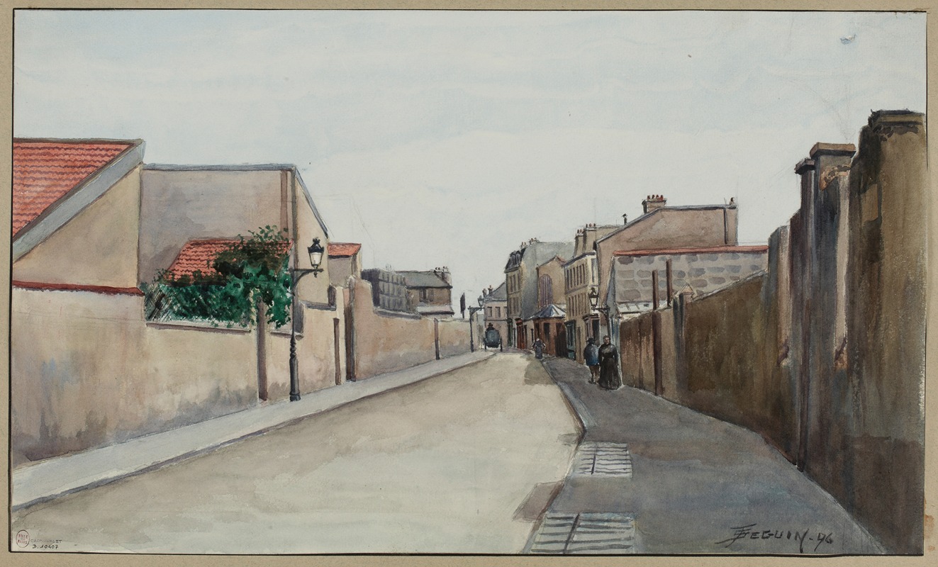 F. Séguin - Rue des Morillons.