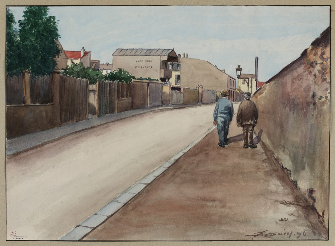 F. Séguin - Rue des Morillons