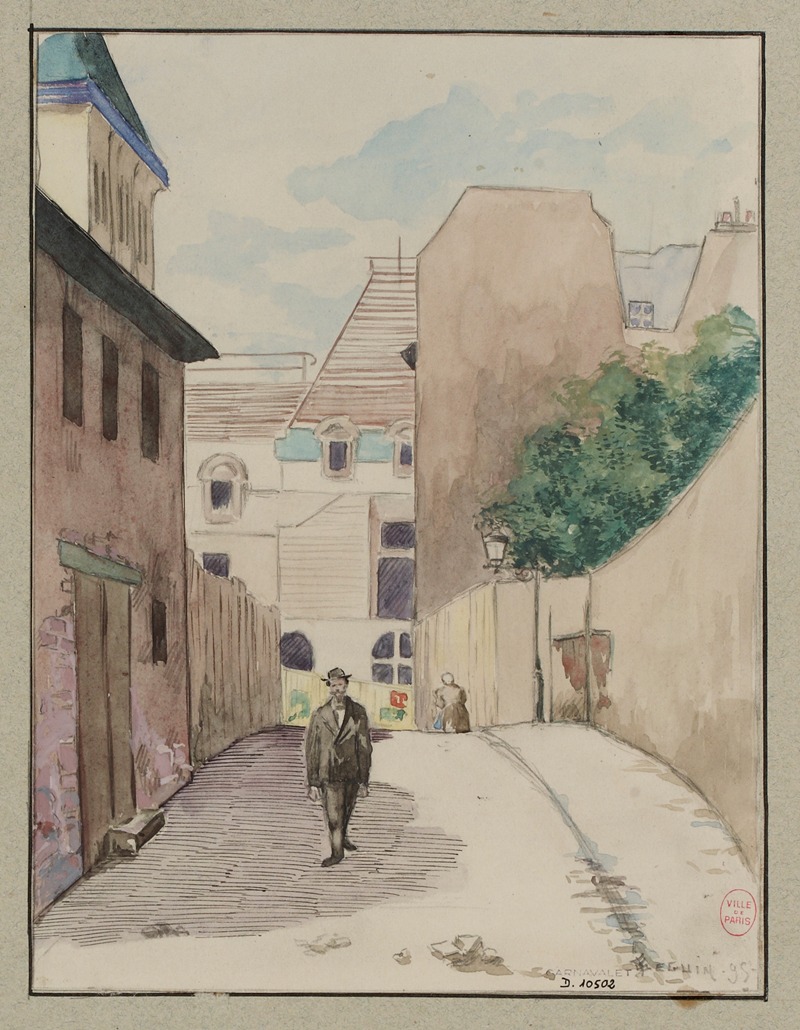 F. Séguin - Rue du Cimetière Saint Benoit