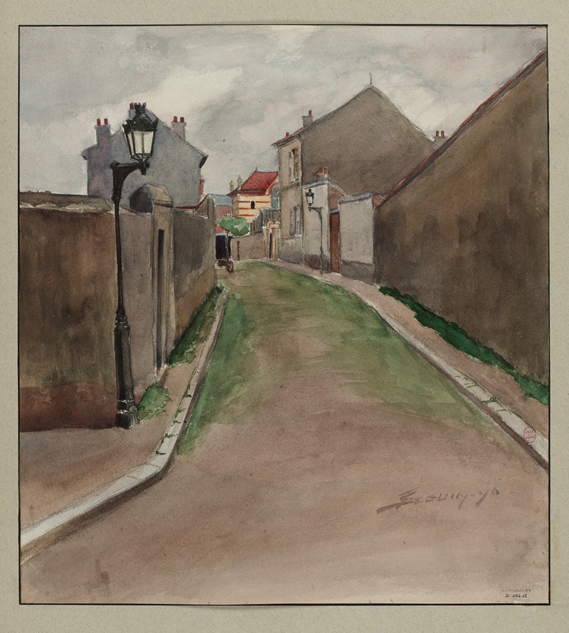 F. Séguin - Rue Yvart, de la rue d’Alleray à la rue de la Quintinie, Vaugirard