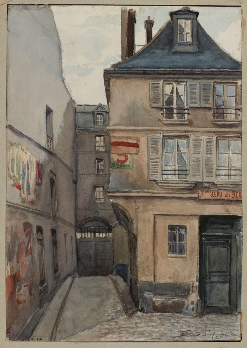 F. Séguin - Vieux Paris Vieilles maisons 16 & 18 rue du Cloître Notre Dame