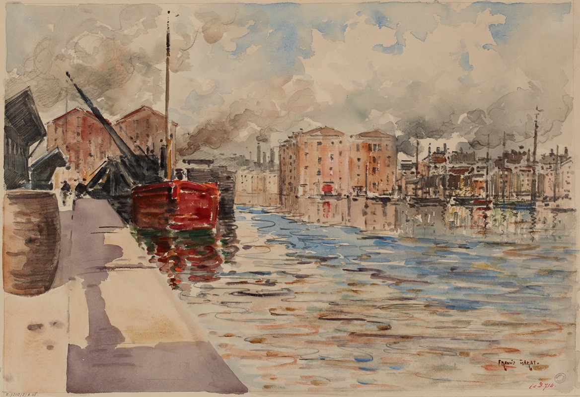 Francis Garat - Le canal de la Villette, 19ème arrondissement