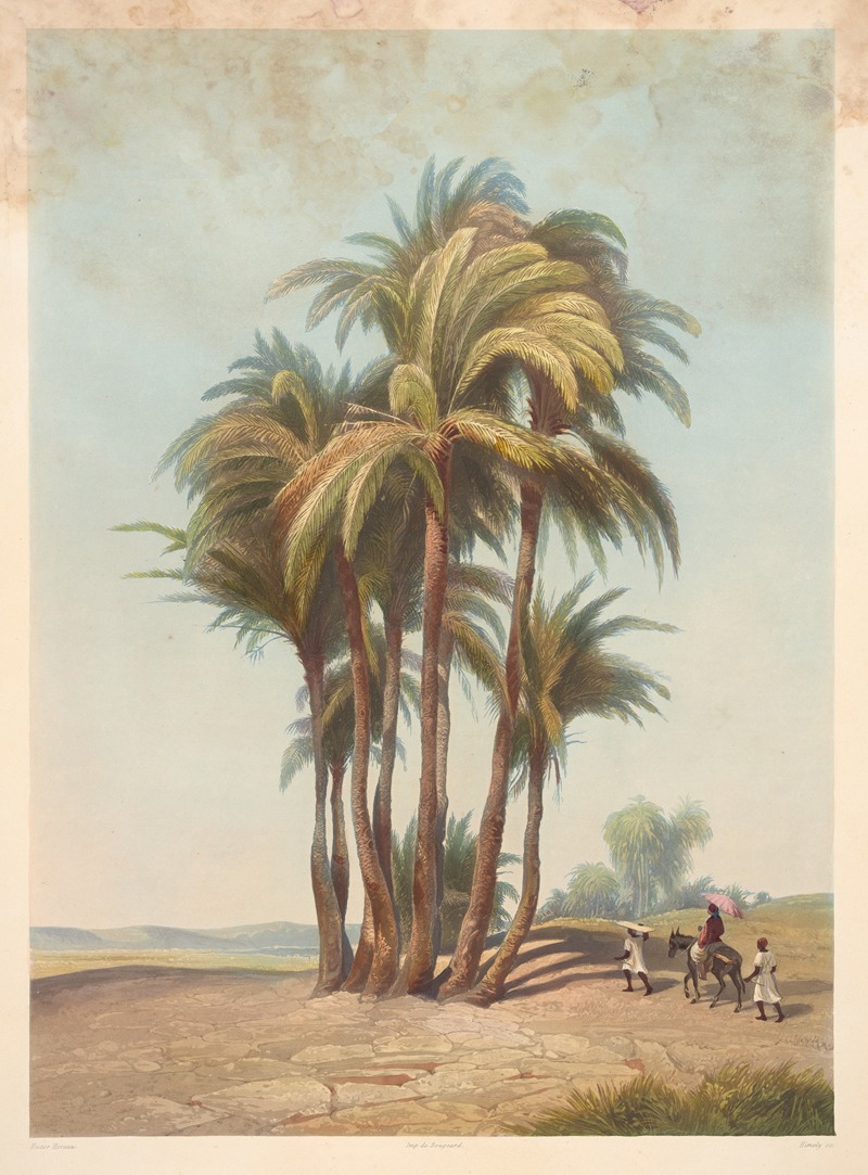 Hector Horeau - Bouquet de palmiers (Cluster of palm trees)