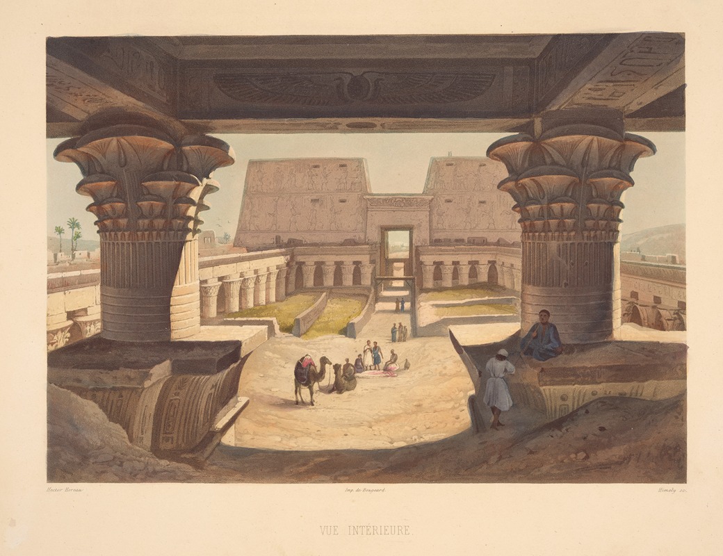 Hector Horeau - Vue interieure (Interior view)