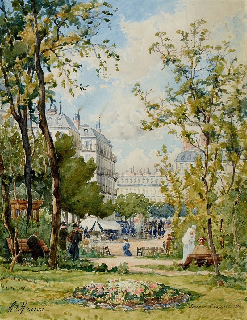 Henri Laurent Mouren - Square Raspail