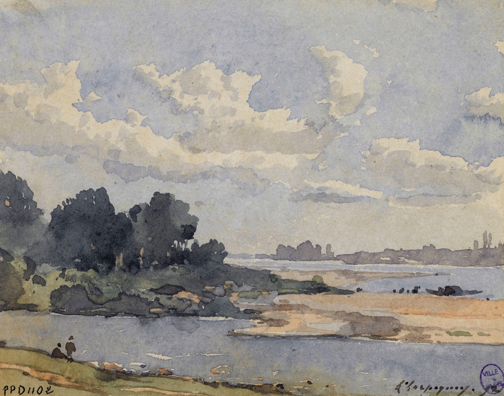 Henri-Joseph Harpignies - Bords de rivière