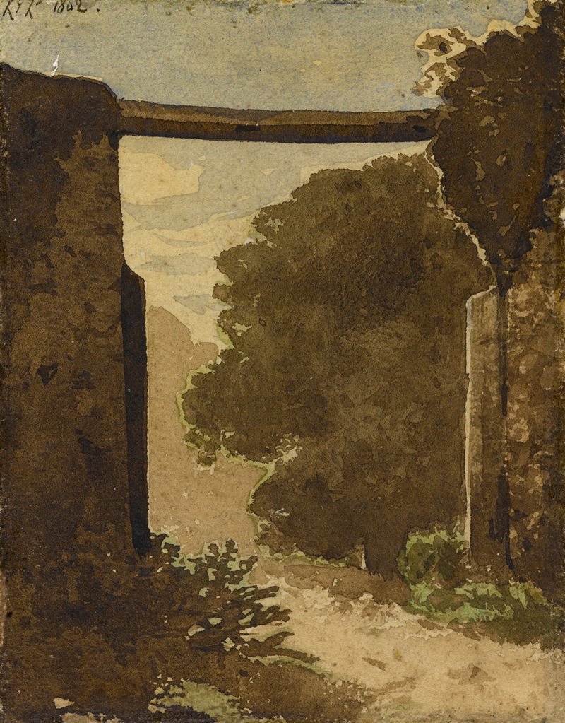 Henri-Joseph Harpignies - Porte