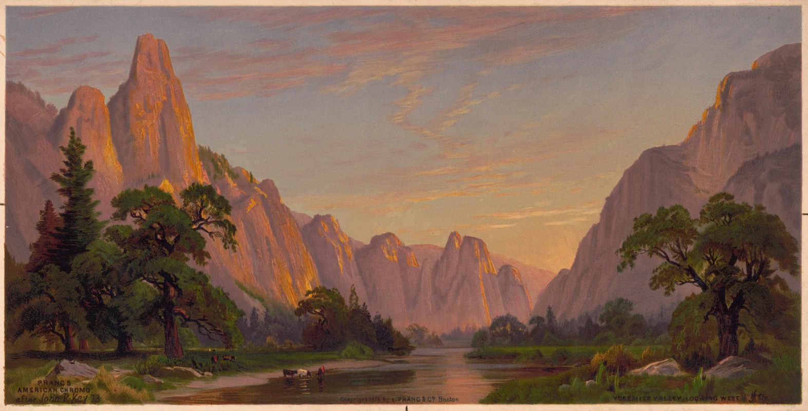 John Ross Key - Yosemite Valley looking west