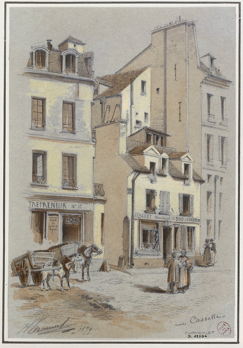 Jules-Adolphe Chauvet - 11 et 13 rue Cassette, 6ème arrondissement