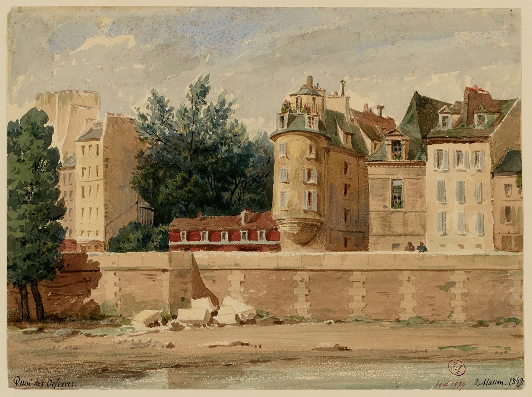 Louis-Martial-Théodat Masson - Ancienne Préfecture de Police en 1849