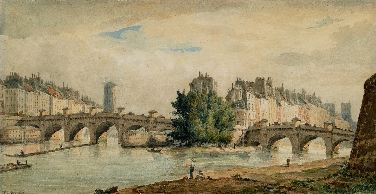 Louis-Martial-Théodat Masson - Le Pont-Neuf