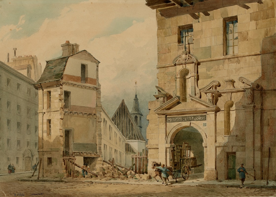 Louis-Martial-Théodat Masson - L’hospice des Petits-Ménages, rue de la Chaise