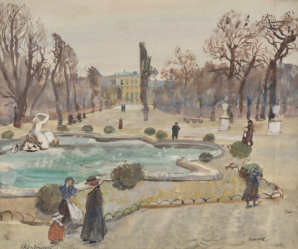 Oskar Laske - Schönbrunn (Winter)