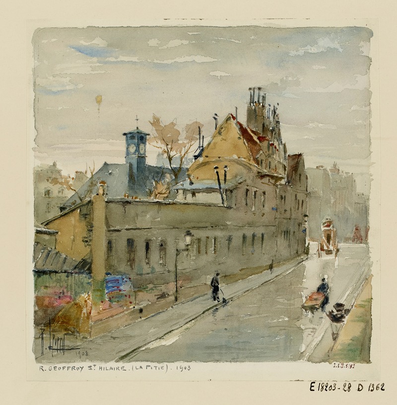 Réné Leverd - Rue Geoffroy-Saint-Hilaire (la Pitié)