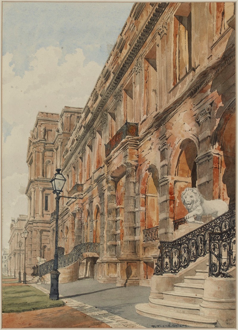 Richard Phené Spiers - Façade du Palais des Tuileries