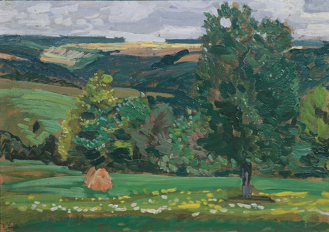 Wilhelm Legler - Landschaft in Württemberg