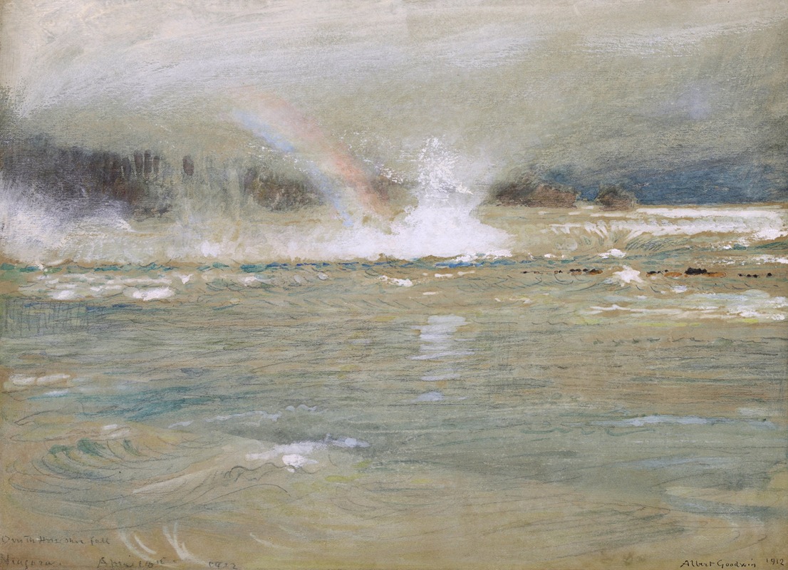 Albert Goodwin - Over the Horseshoe Fall, Niagara