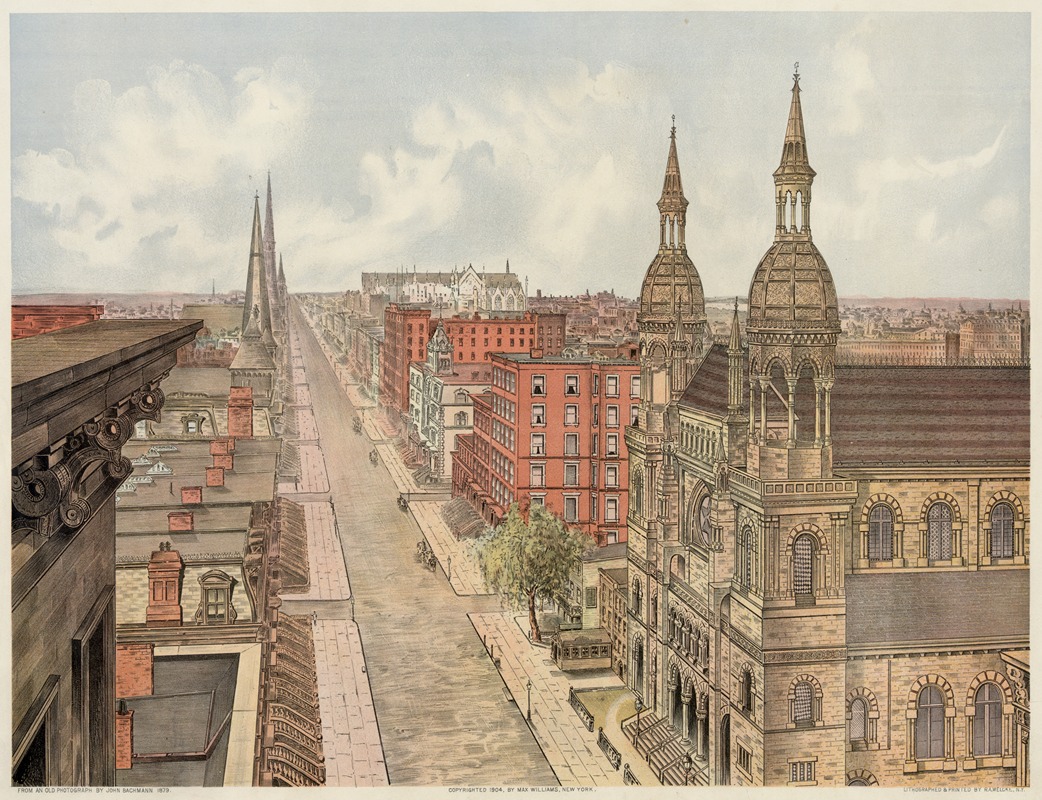 Anonymous - Fifth avenue from 42nd street, looking north