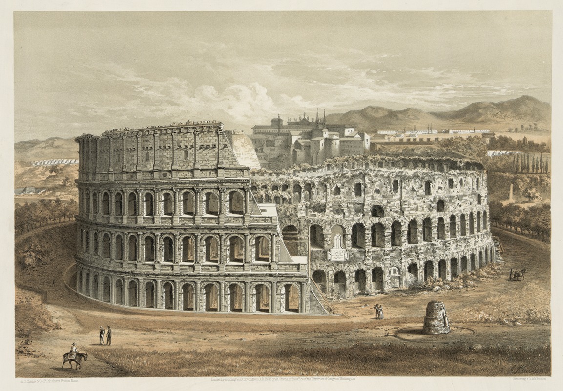 Armstrong & Co. Lith. - Coliseum at Rome