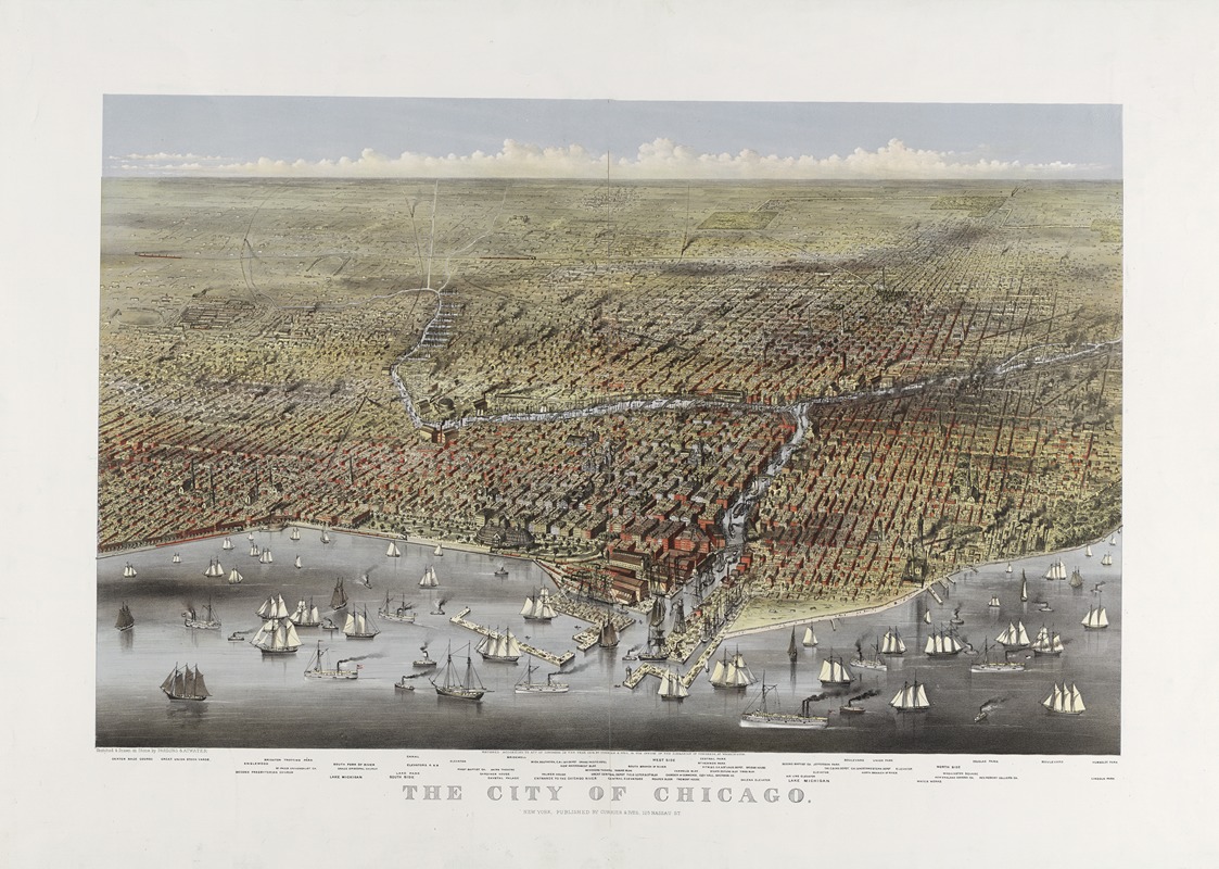 Currier & Ives. - The City of Chicago