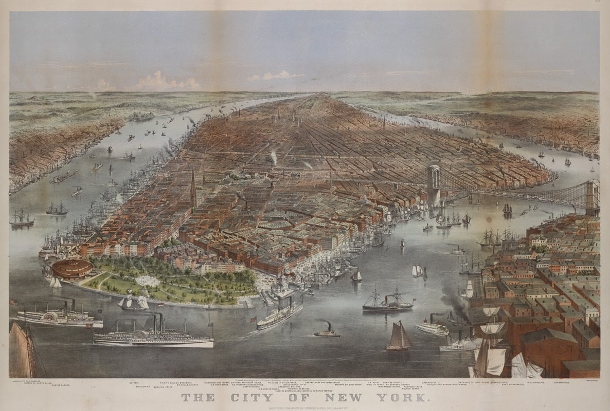 Currier & Ives. - The City of New York