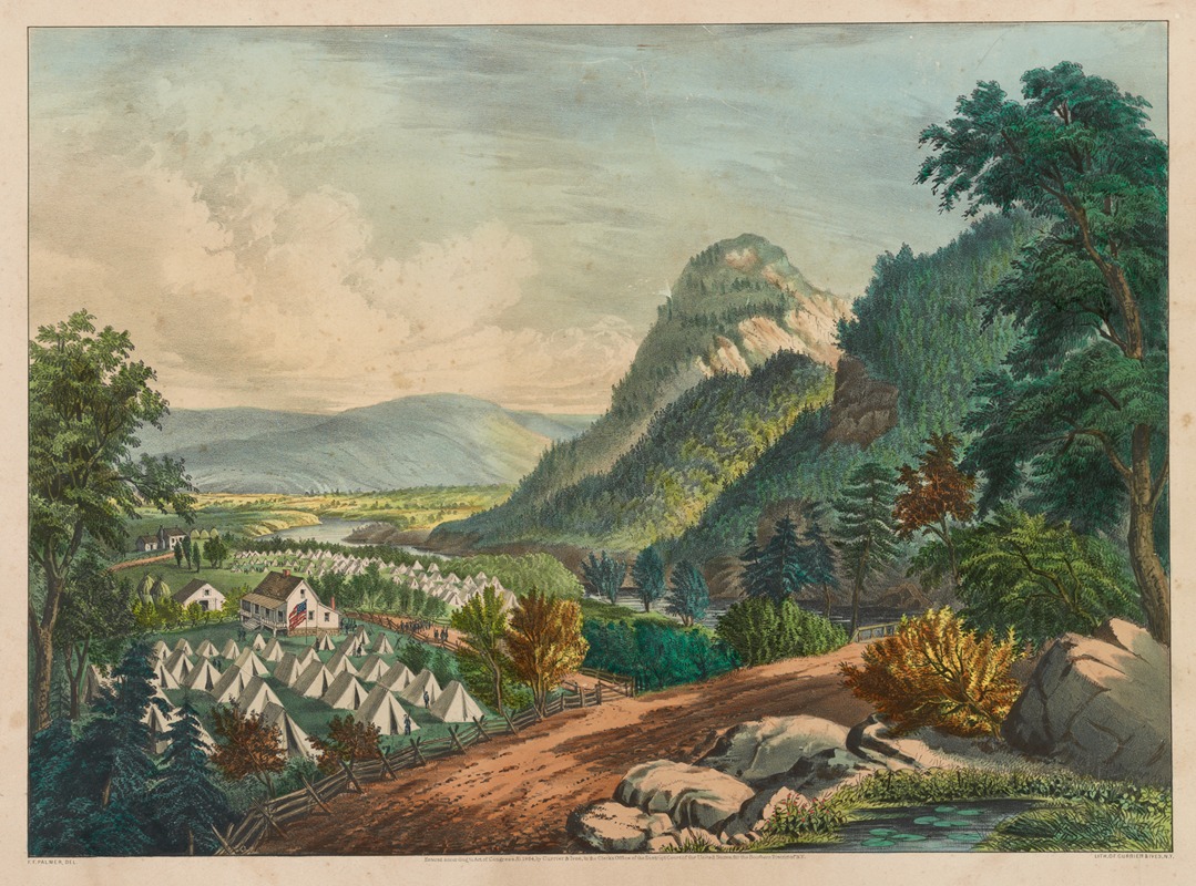 Currier & Ives. - The valley of the Shenandoah