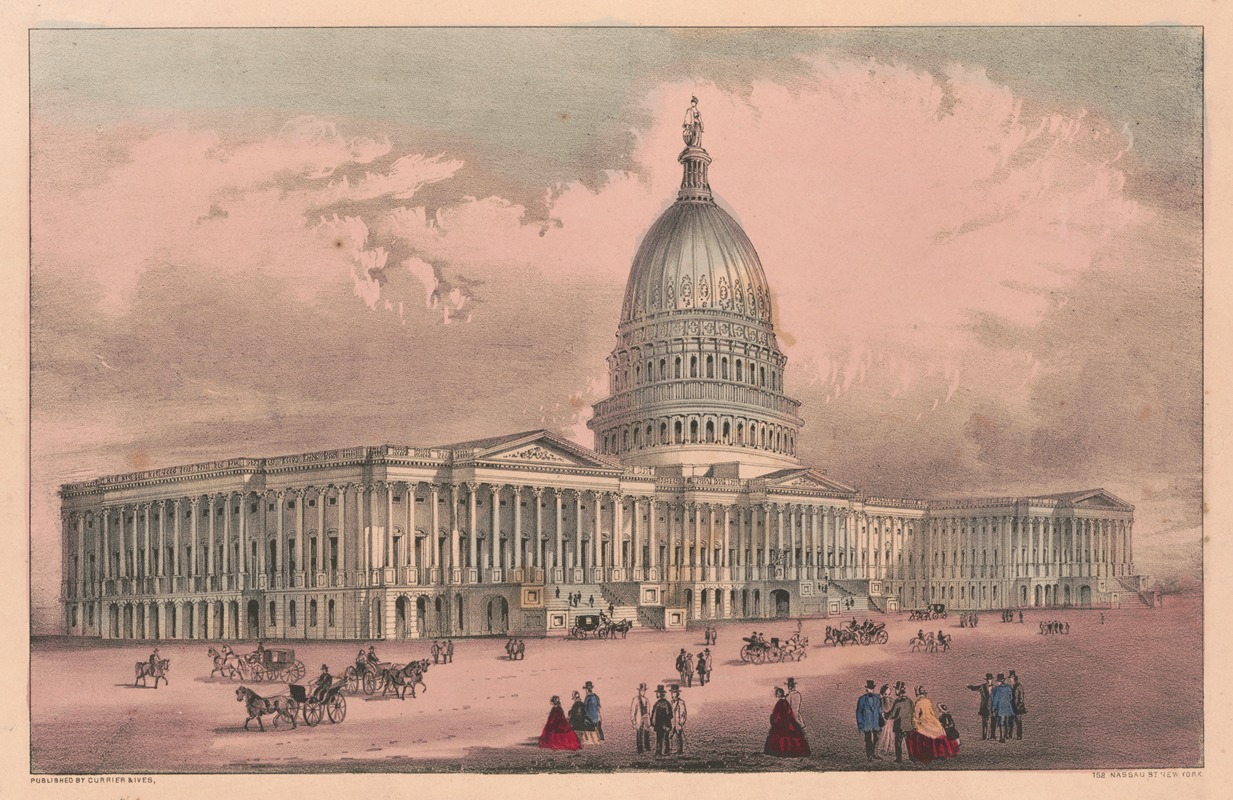 Currier & Ives. - United States Capitol, Washington, D.C.