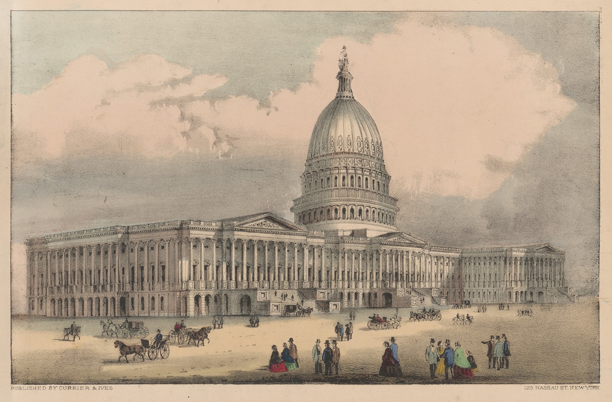 Currier & Ives. - United States Capitol, Washington, D.C.