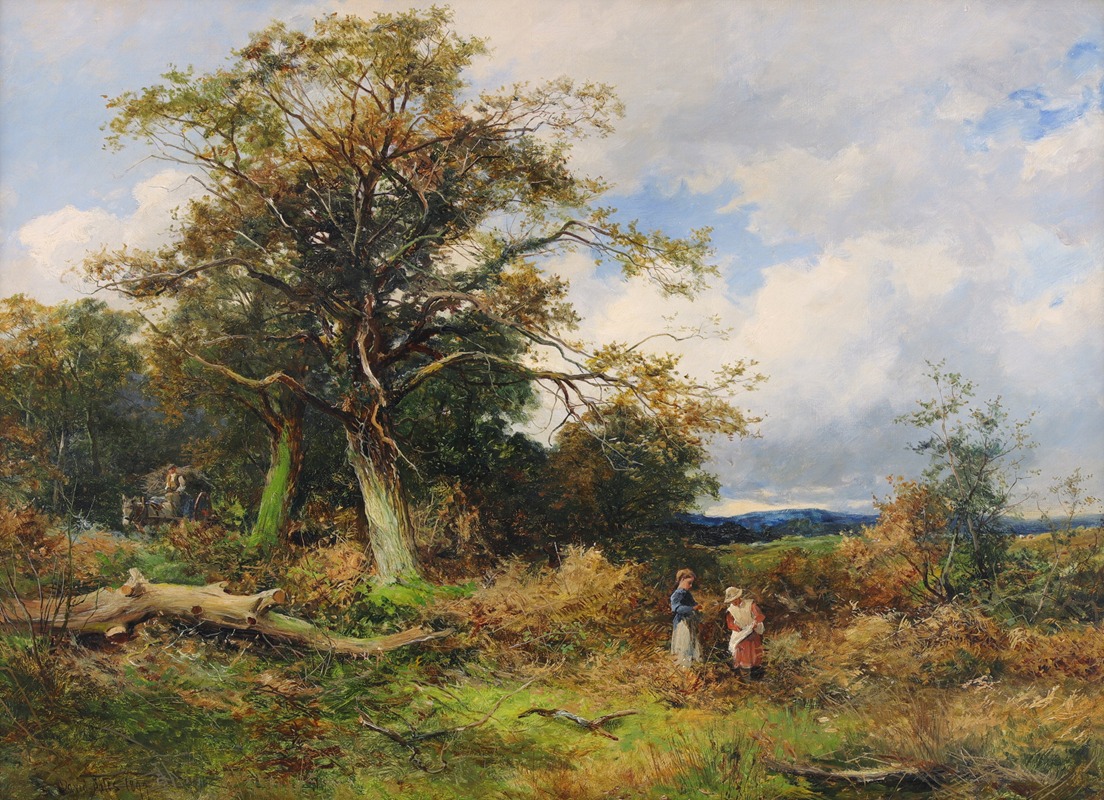 David Bates - Gathering Firewood in Sutton Park, Birmingham