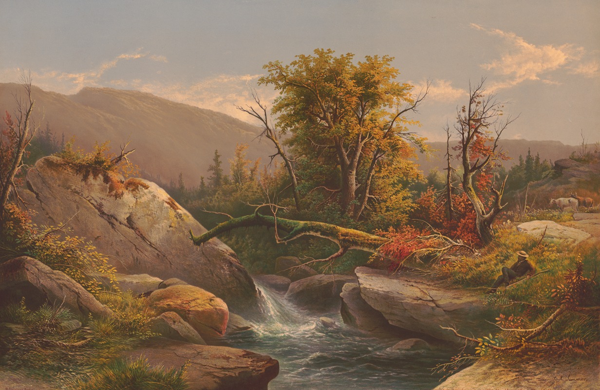 Edmund Foerster & Co. - Autumn in the Catskill Mountains