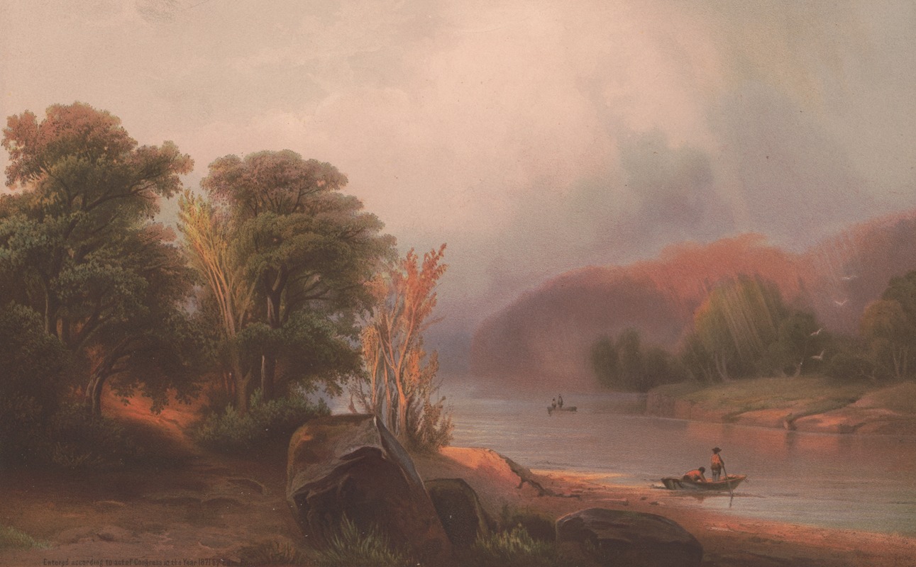 Edmund Foerster & Co. - View on the Delaware Water Gap