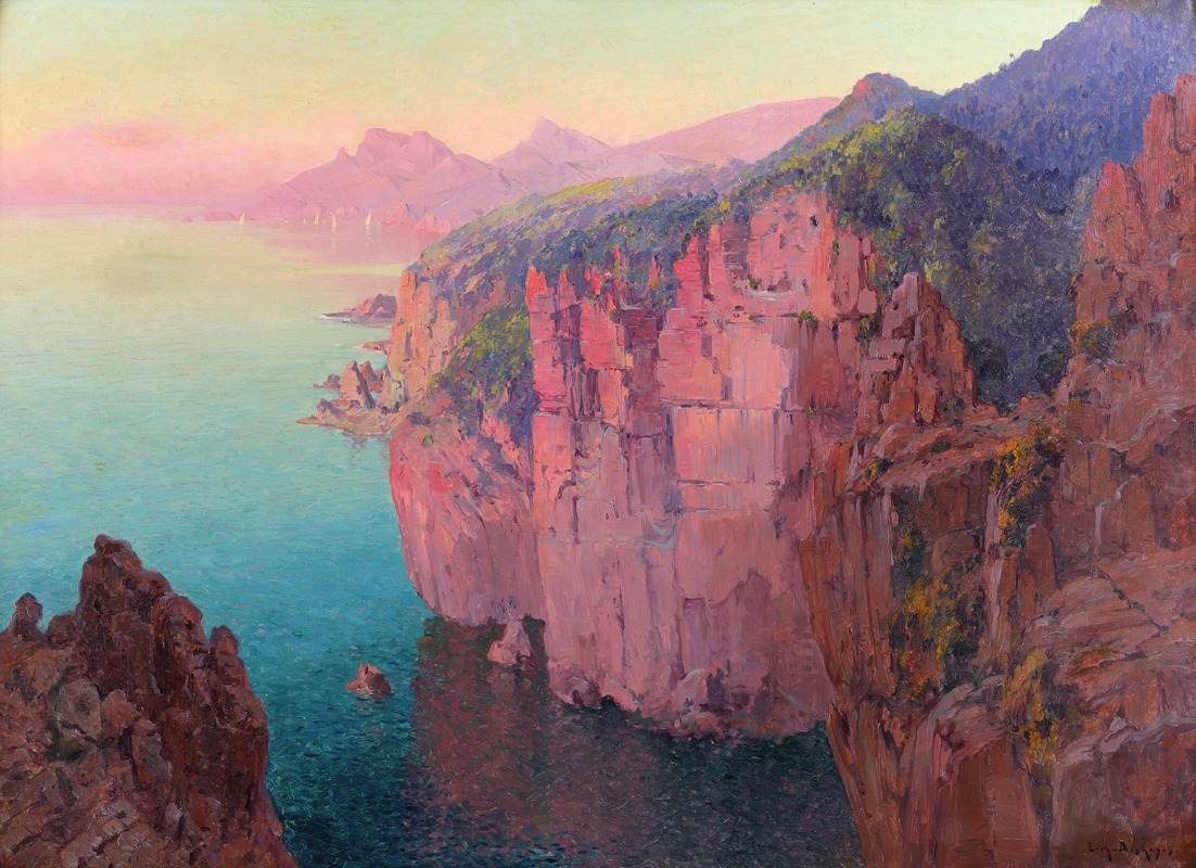 Eugène-François-Adolphe Deshayes - The Algerian Coast