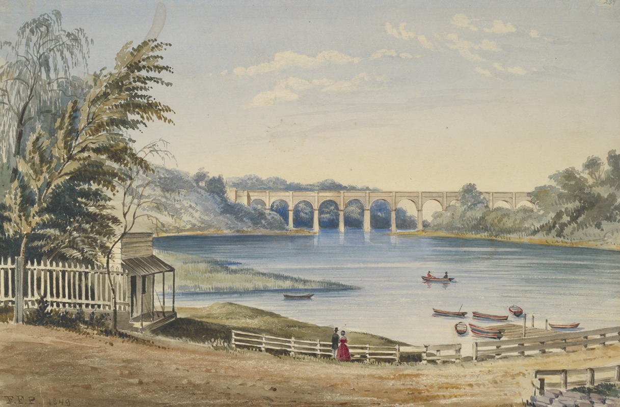 Fanny Palmer - High Bridge New York