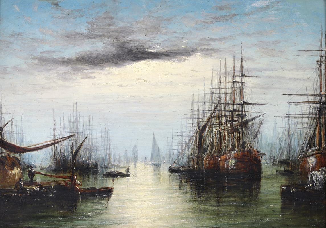 Francis Moltino - Shipping on the Thames