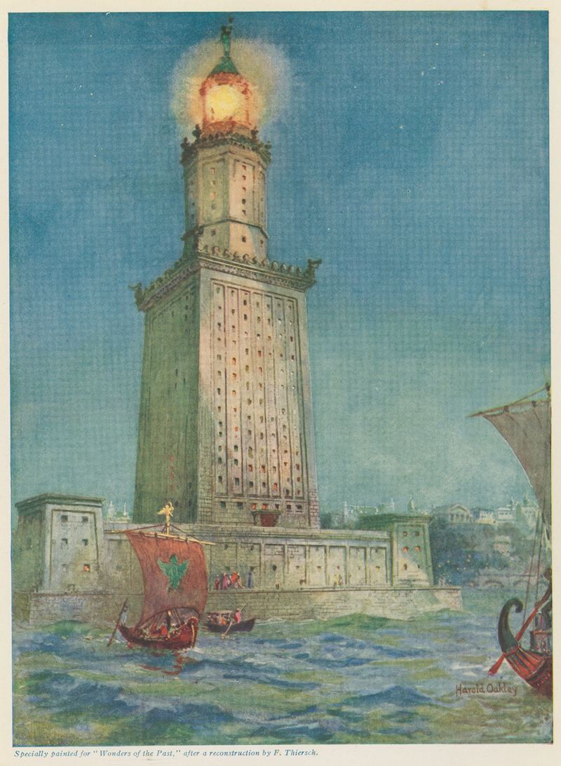 Harold Oakley - Ancient beacon of the Mediterranean; The Pharos of Alexandria