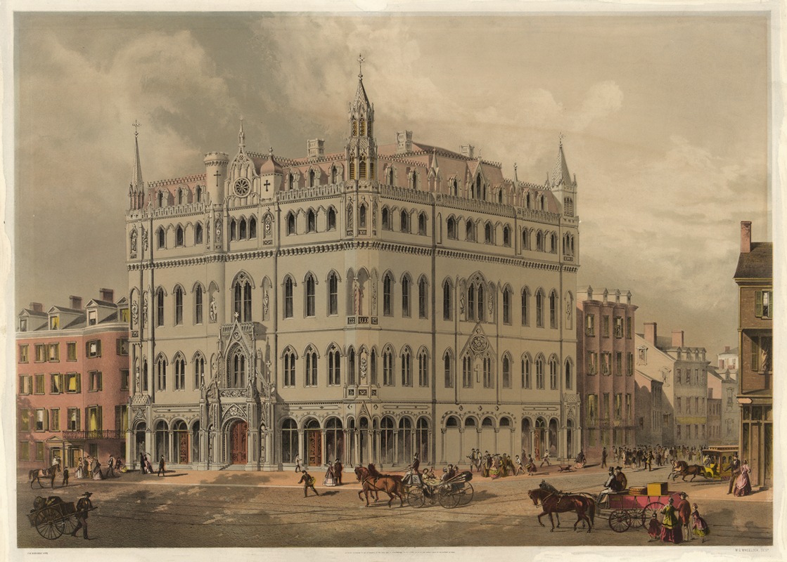 John H. Bufford's & Sons - The New Masonic Temple – Boston