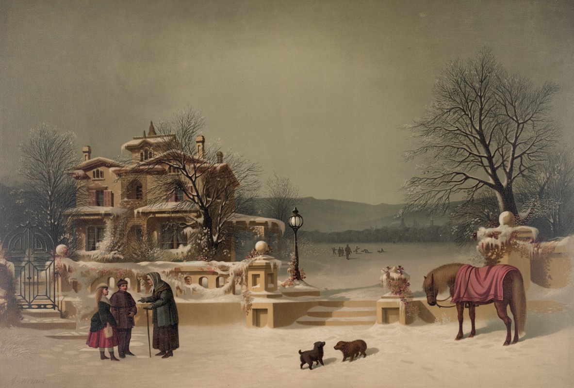 Joseph Hoover - American winter scene