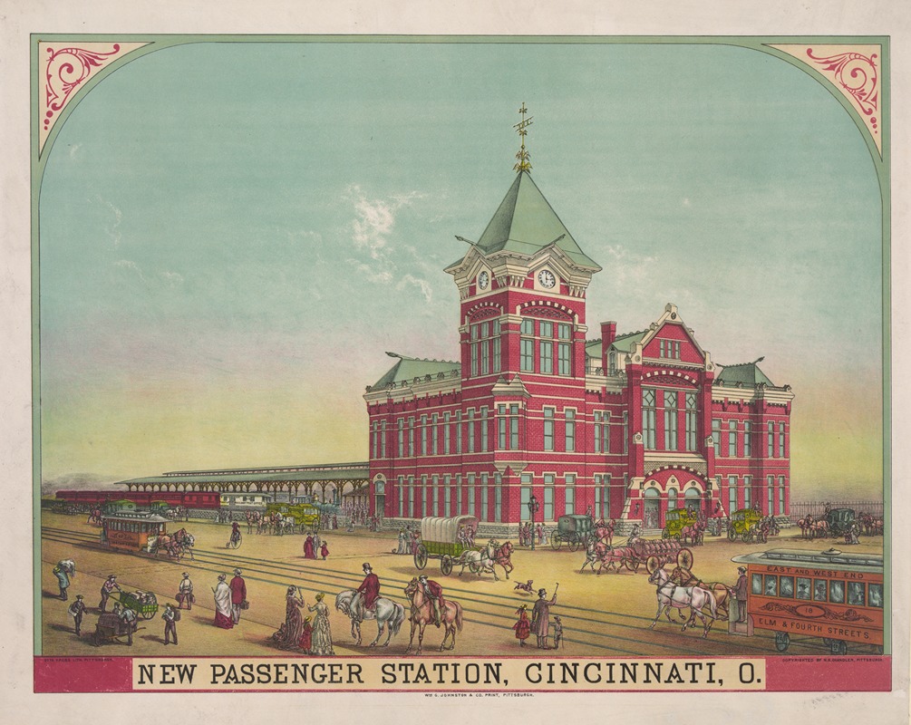 Krebs Lith. Co - New passenger station, Cincinnati, O.