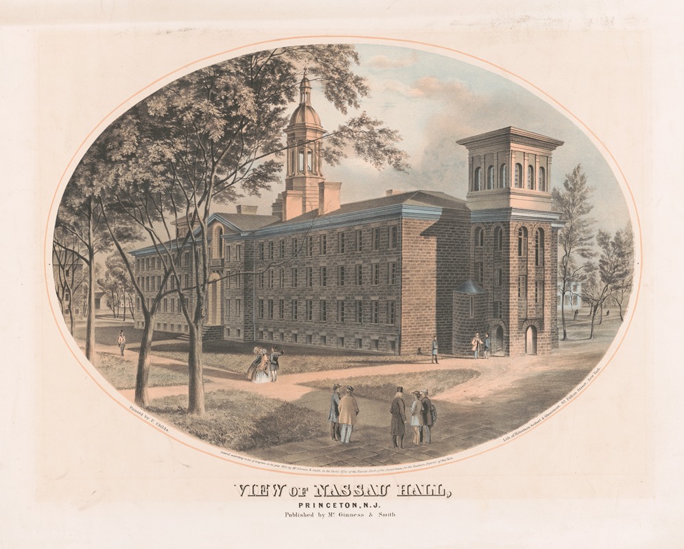 Robertson, Seibert & Shearman. - View of Nassau Hall, Princeton, N.J.