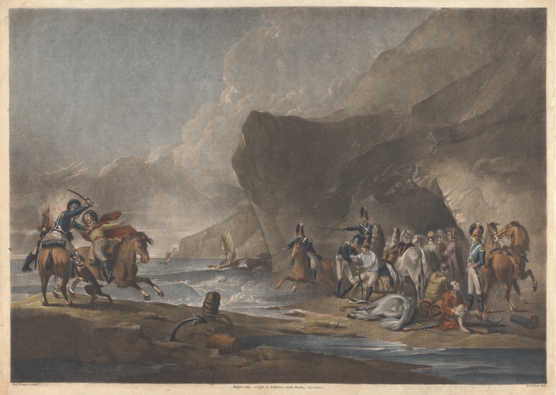 Sir Peter Francis Bourgeois - Smugglers Defeated