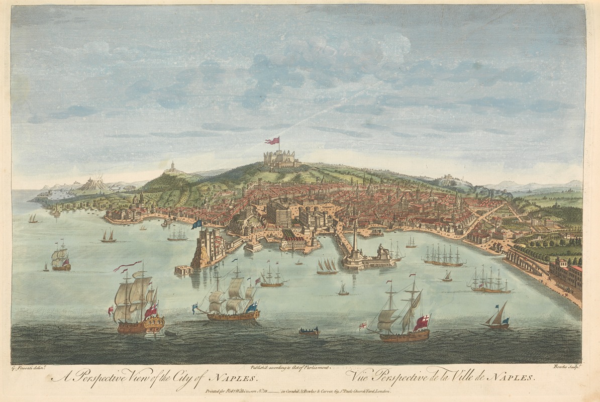 Thomas Bowles III - A Perspective View of the City of Naples