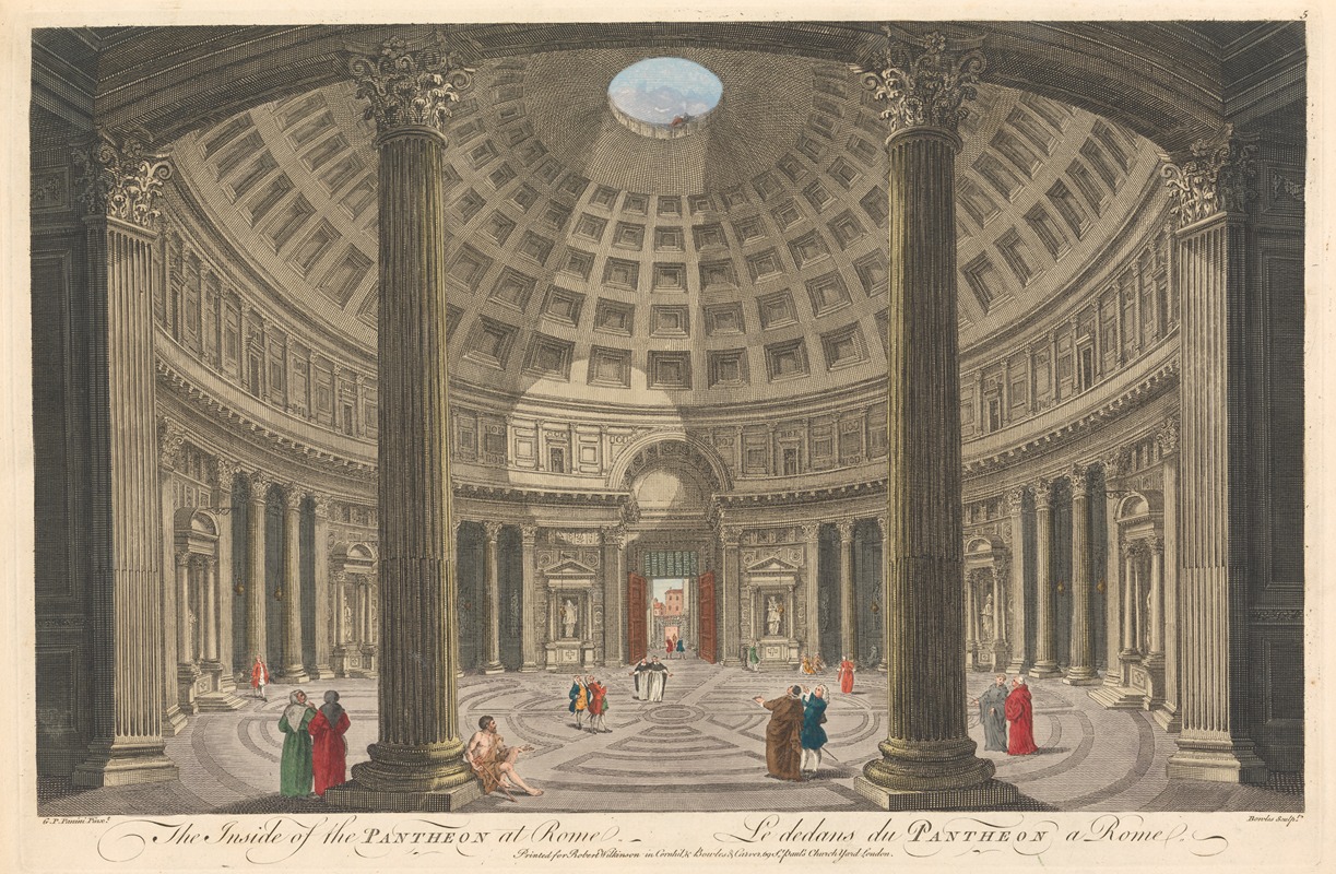 Thomas Bowles III - The Inside of the Pantheon at Rome