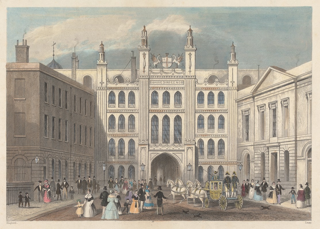 Thomas Hosmer Shepherd - Guildhall, King Street