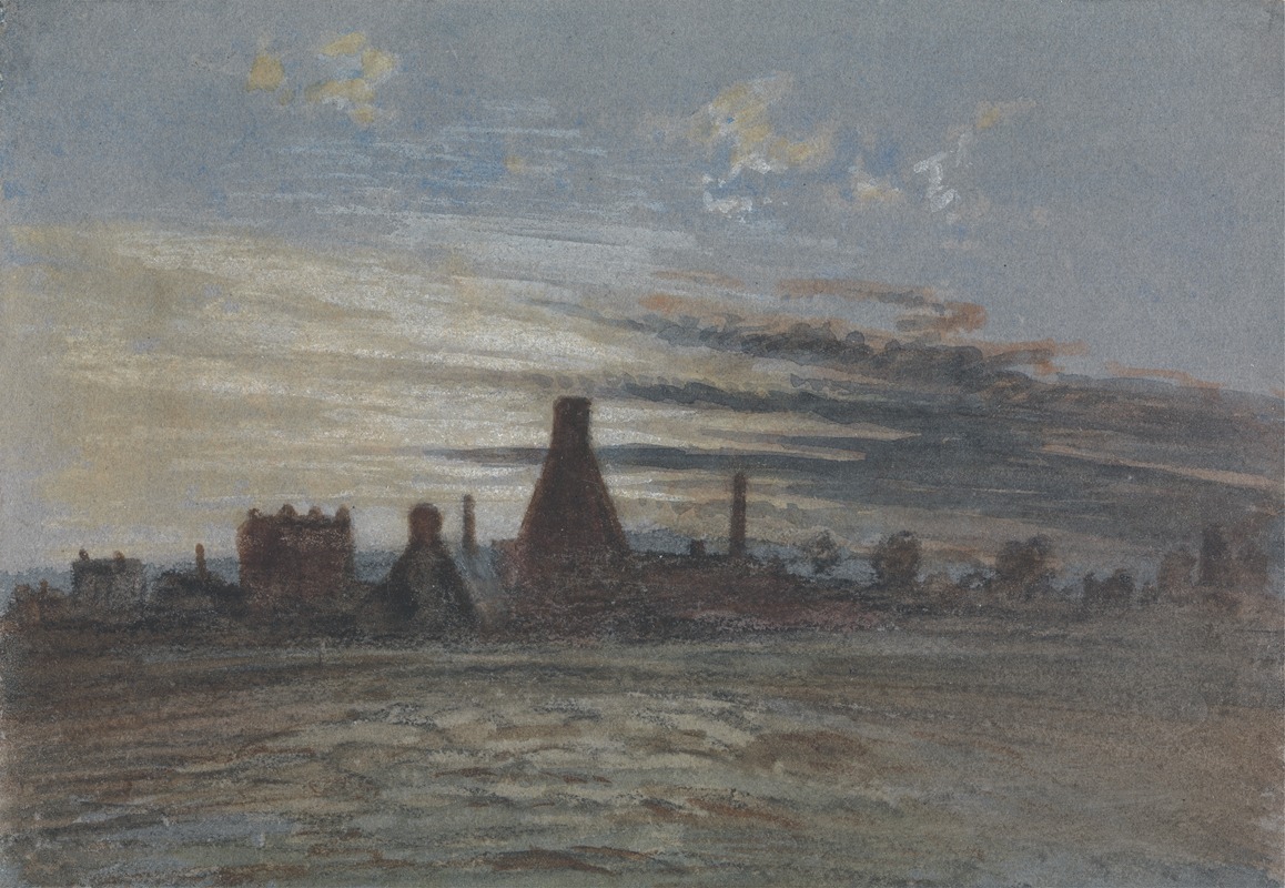 Thomas Lindsay - Oast House at Dusk